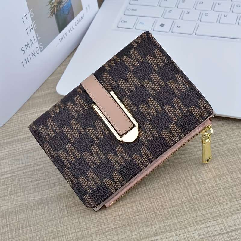 Vintage Style Mini Zip Wallet
