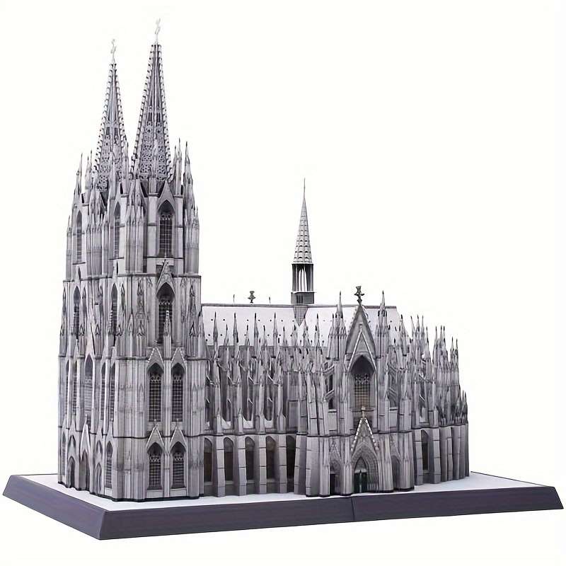 Building Toy Architectural Model Toy Set Model Cologne Church Material Pack