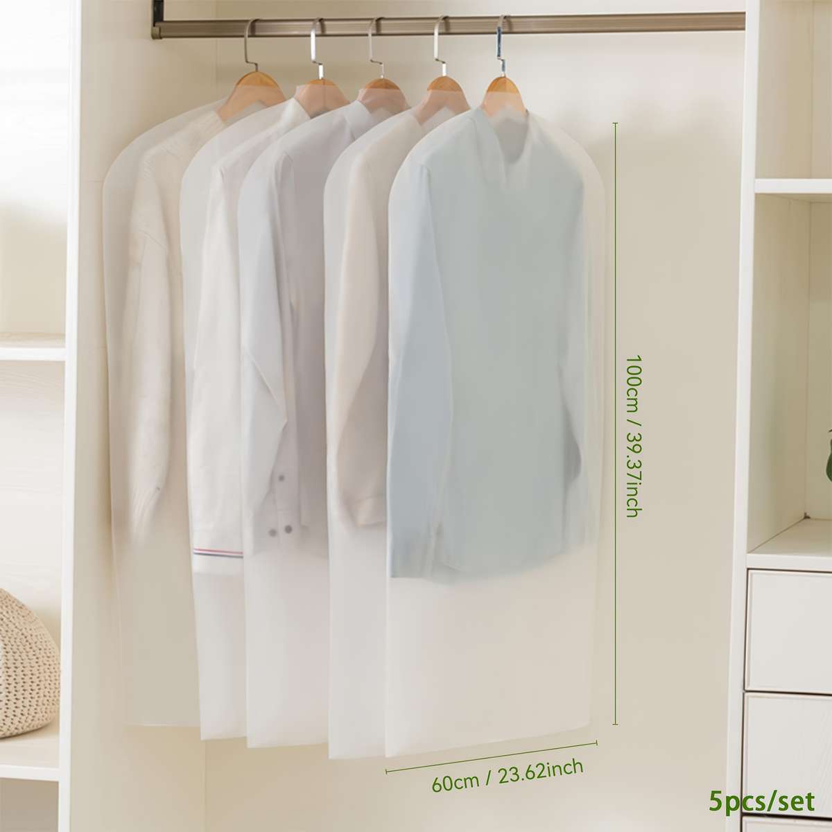 Clothing Dust Bags Model 60*80 Quantity5Pcsset