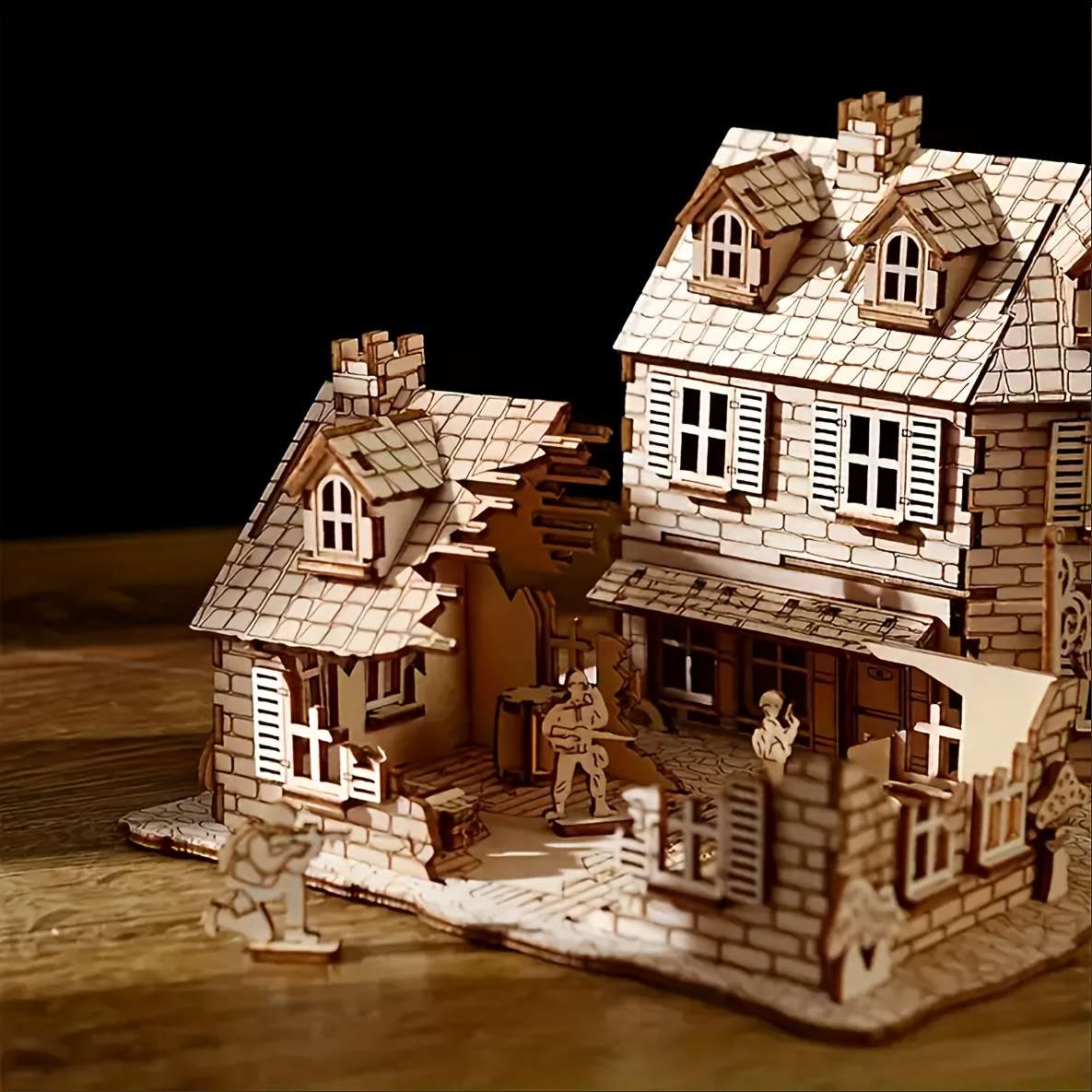 Building Toy Architectural Model Toy Set Items Peace House