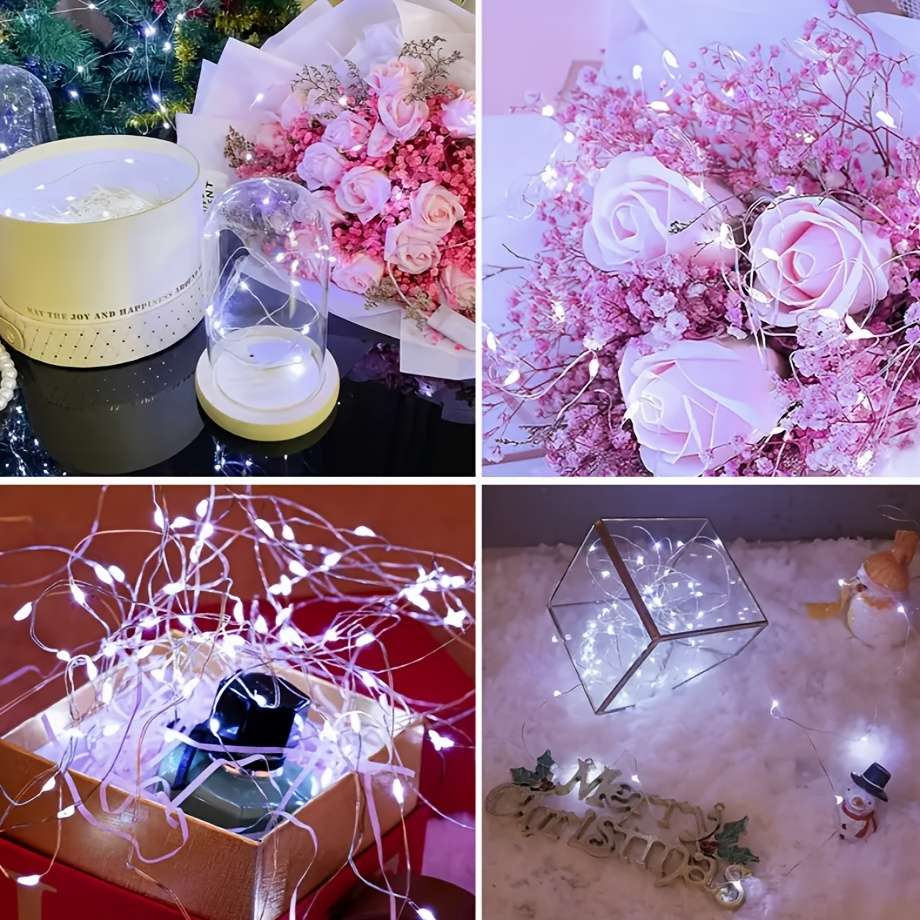 50 Led Pack Solar Fairy Lights Suitable 7