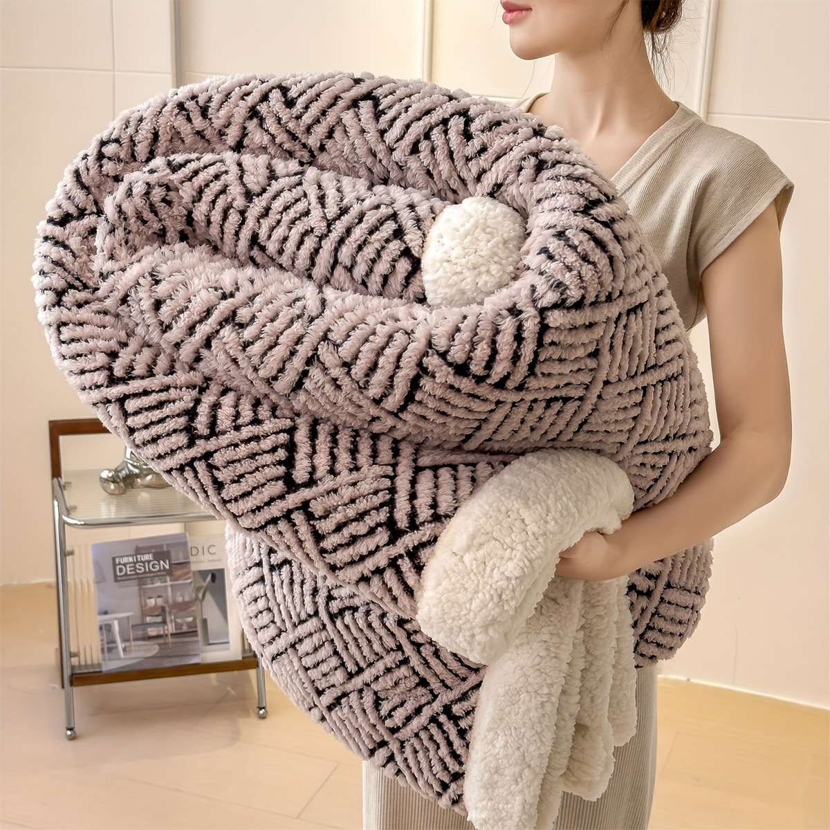 Blanket Dreamlandphantom White Size 200X230Cm