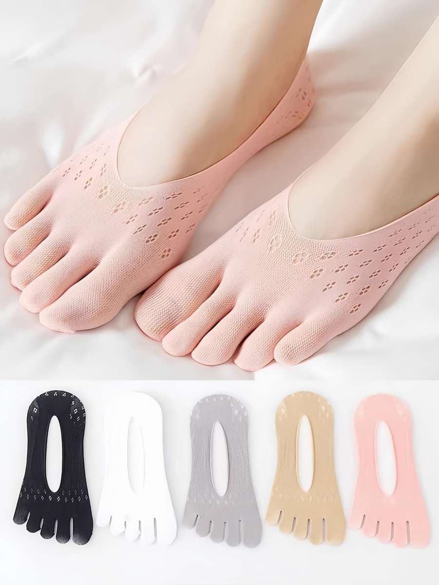 Women S Socks Color 5 Pairs Black Size Onesize