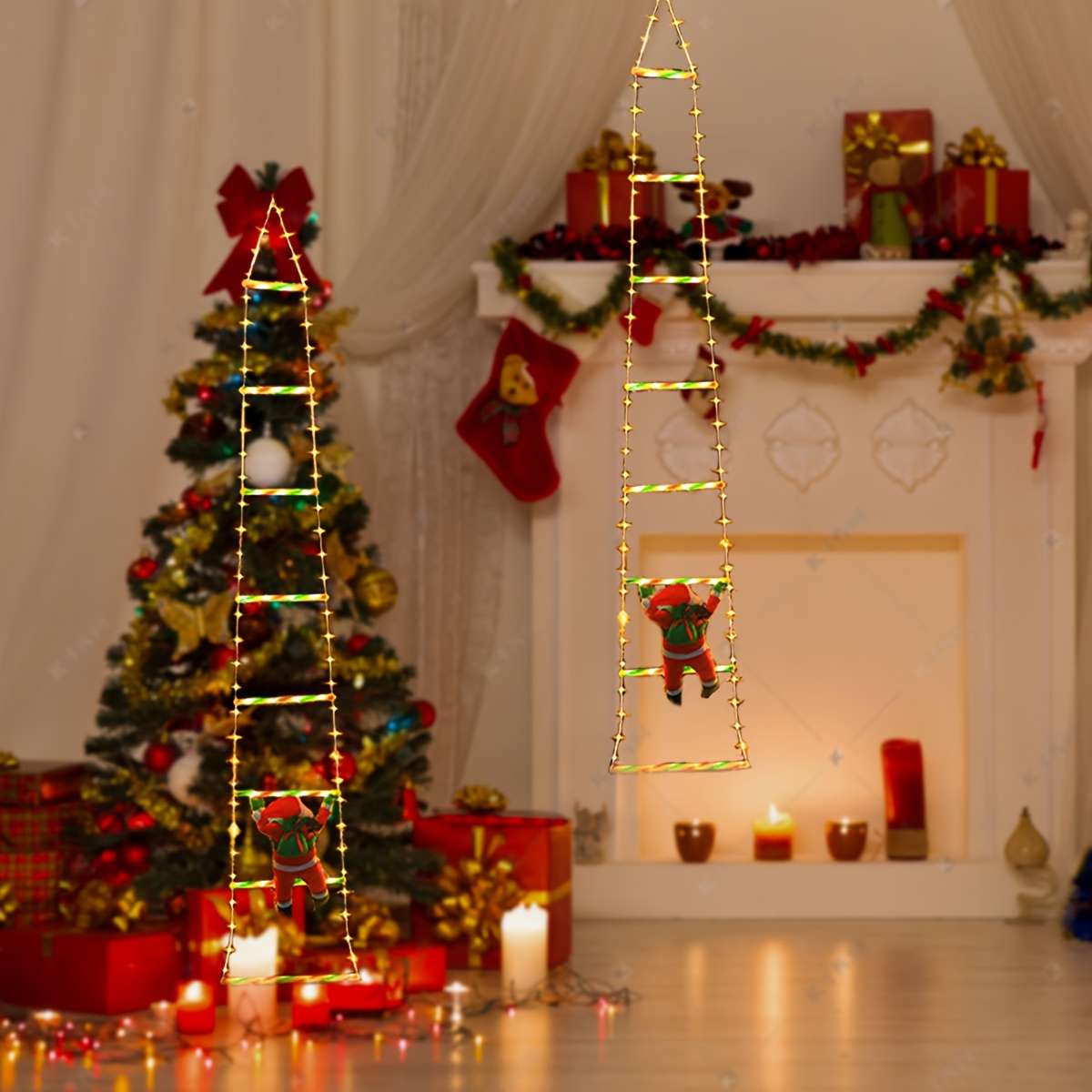 Christmas Lights Warm Light Model 6 Step