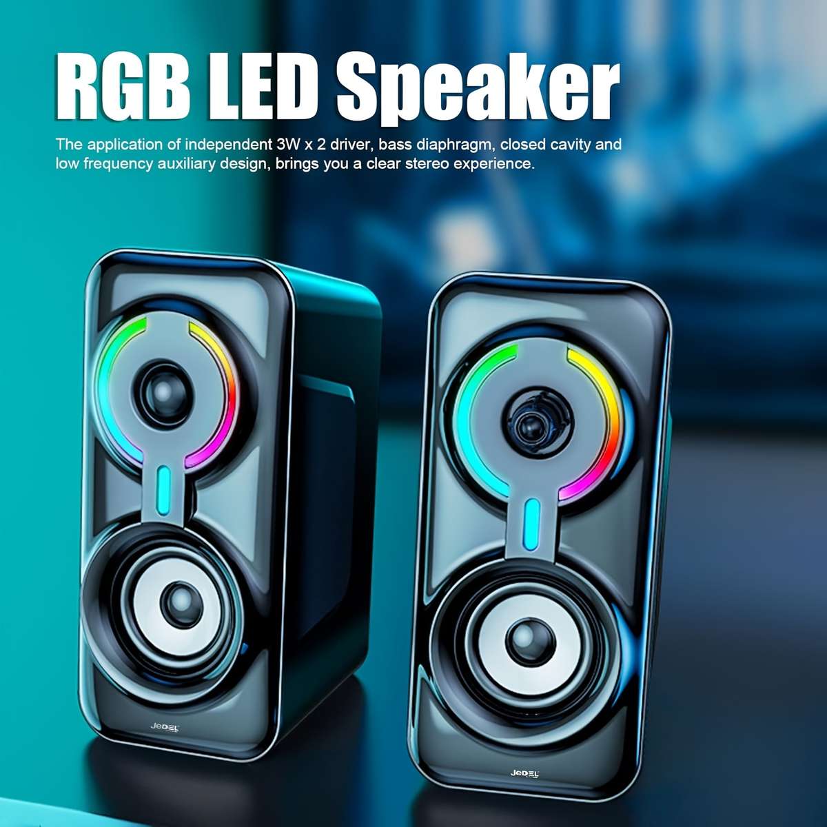 Modern Dual Channel Design Computer Speakers For 2.0 For Festival Celebration