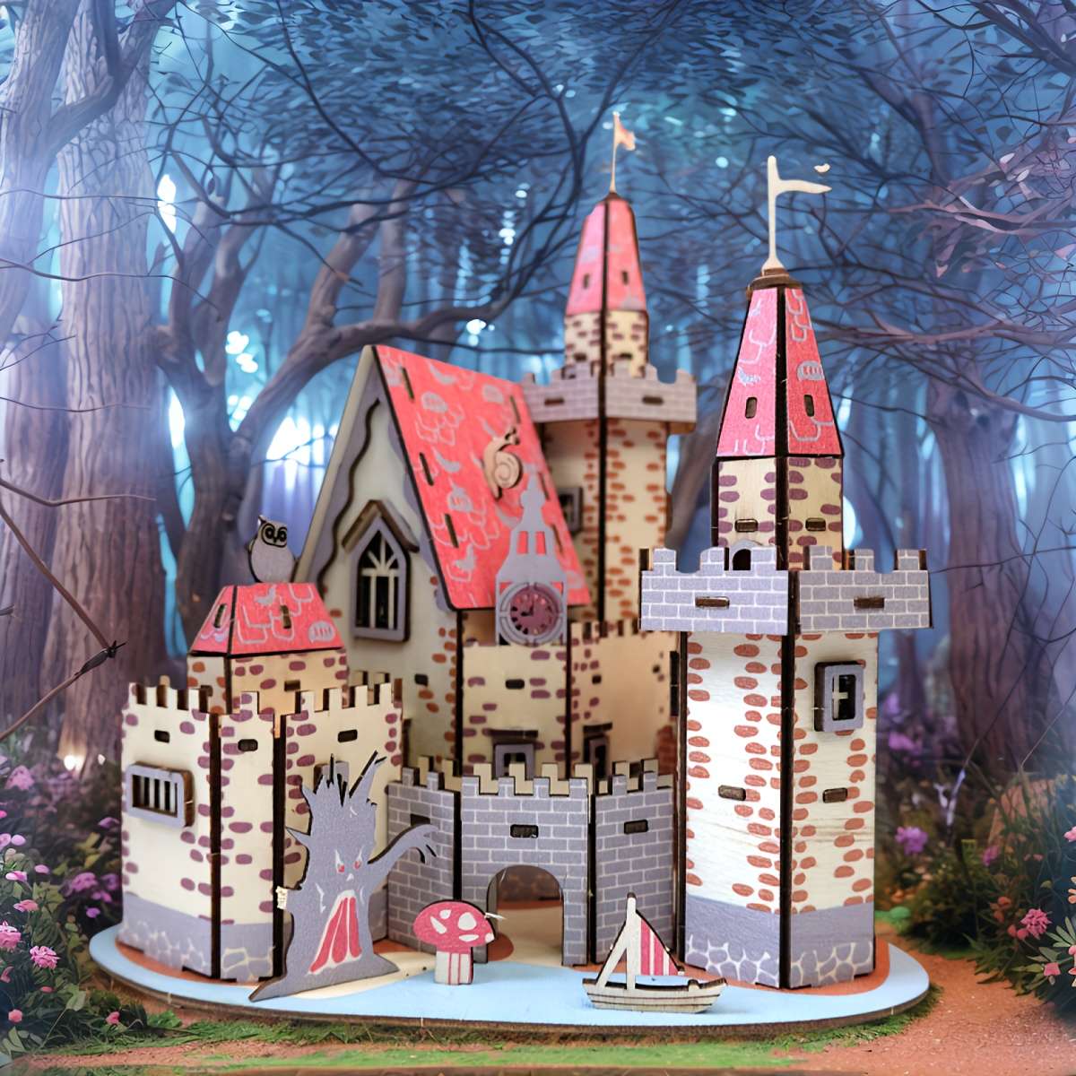 Building Toy Architectural Model Toy Set Model Fantasy Castle