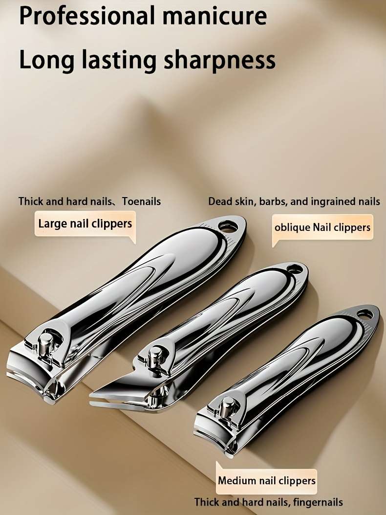 5Piece Stainless Steel Nail Clipper Set