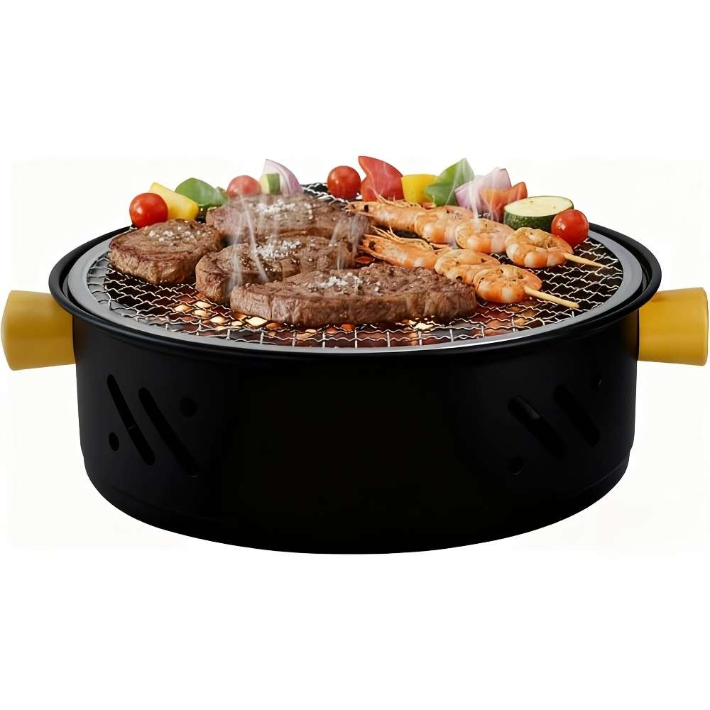 Barbecue Grill Color Charcoal Black