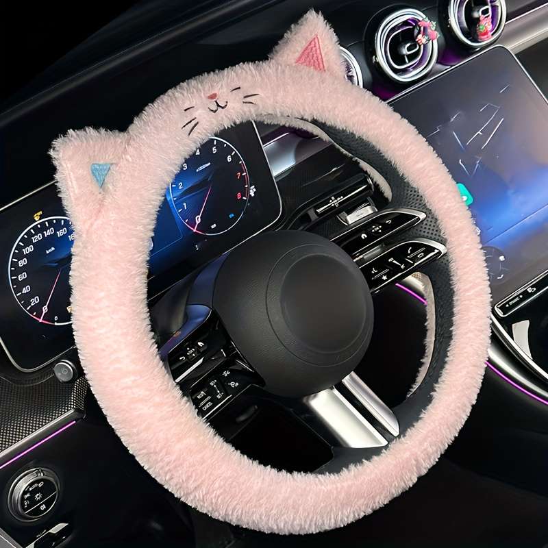 Car Steering Wheel Cover Blue Model Round