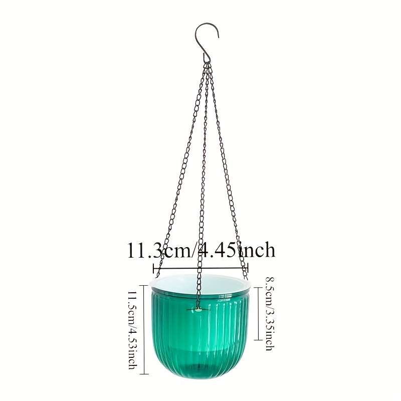 2Pcs Heavy Duty Automatic Selfwatering Hanging Planters With User Friendly