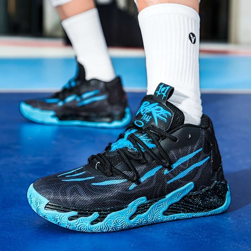 Sneakers Black Blue Size Uk 7.5