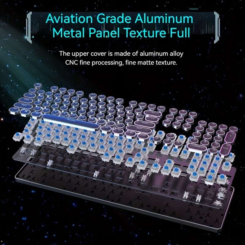EWEADN TK950 Steampunk Mechanical Keyboard
