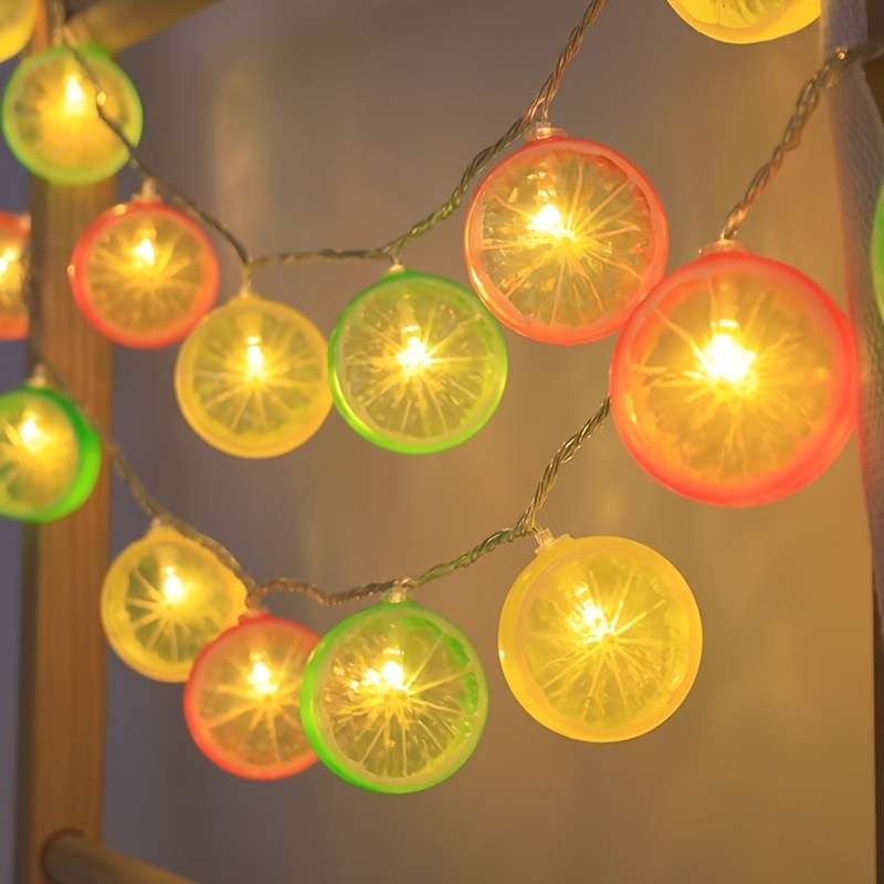 Vibrant Multi Color Led Lemon 1.5 M
