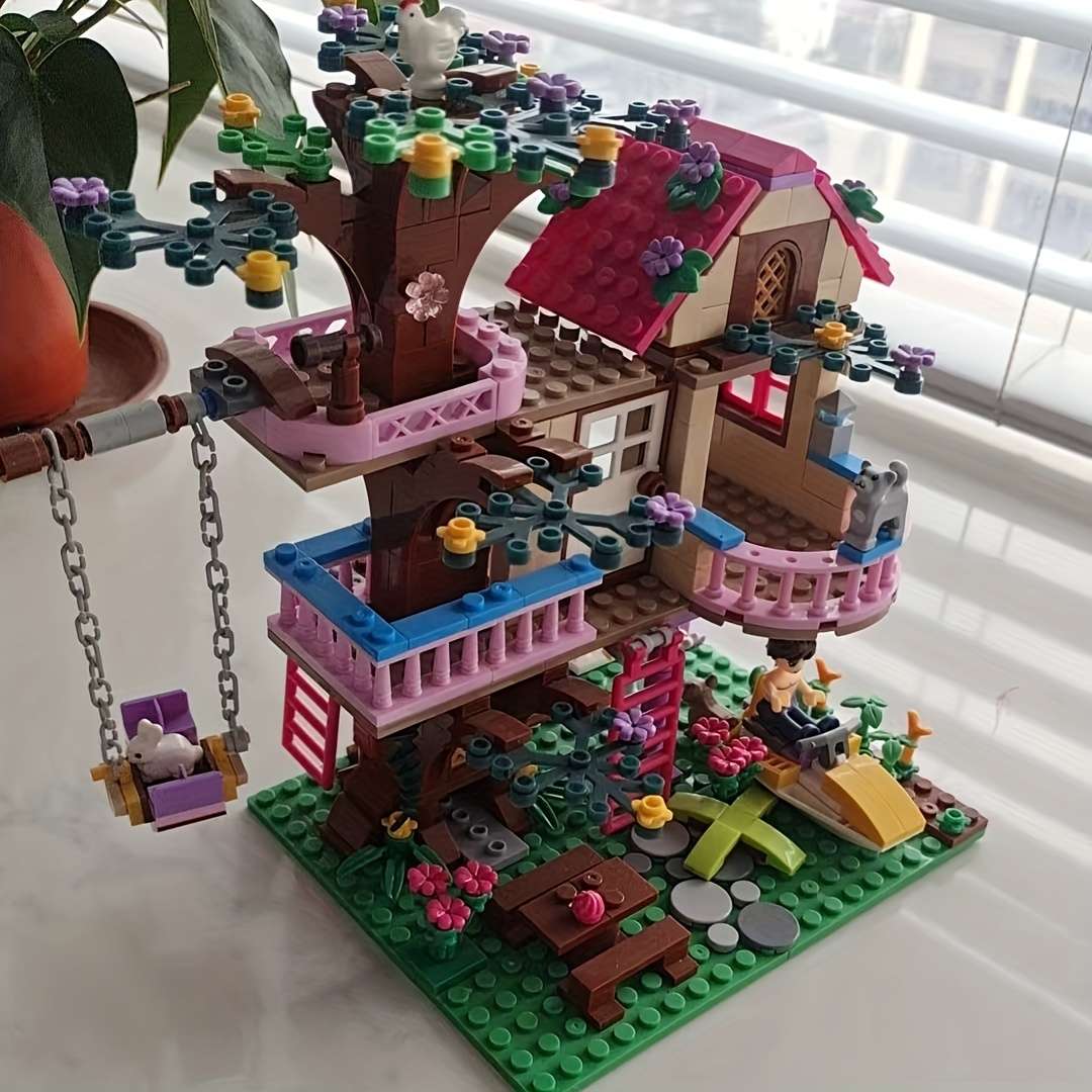3D Building Model Puzzle Set Model 7652 Tree House