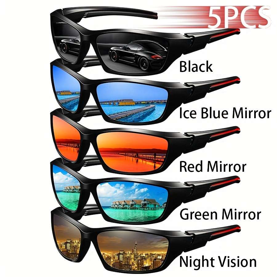 Cycling Glasses Color 5Pcs Everycolor