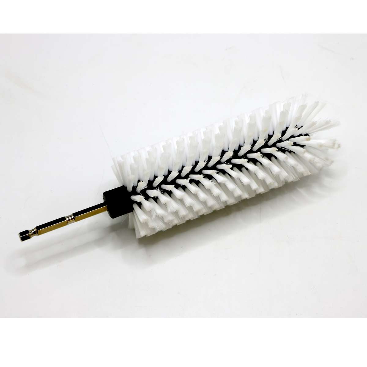 Soft-Bristled Long-Handled Drill Brush Red