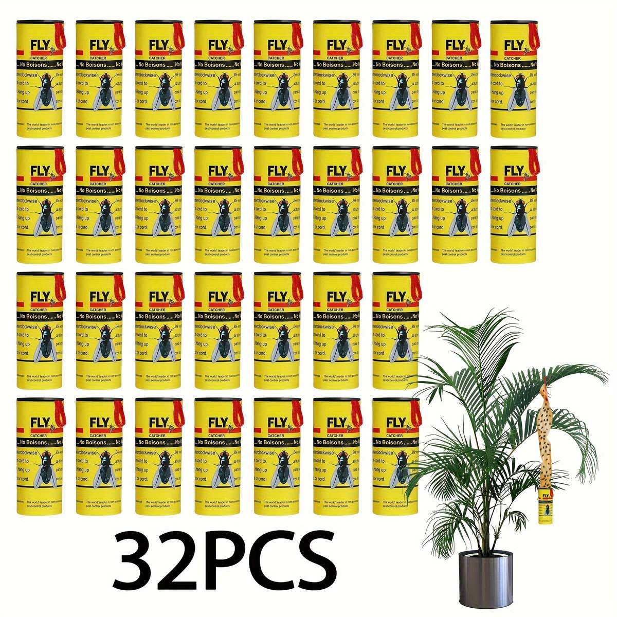 Fruit Fly Traps Quantity 48Pcs