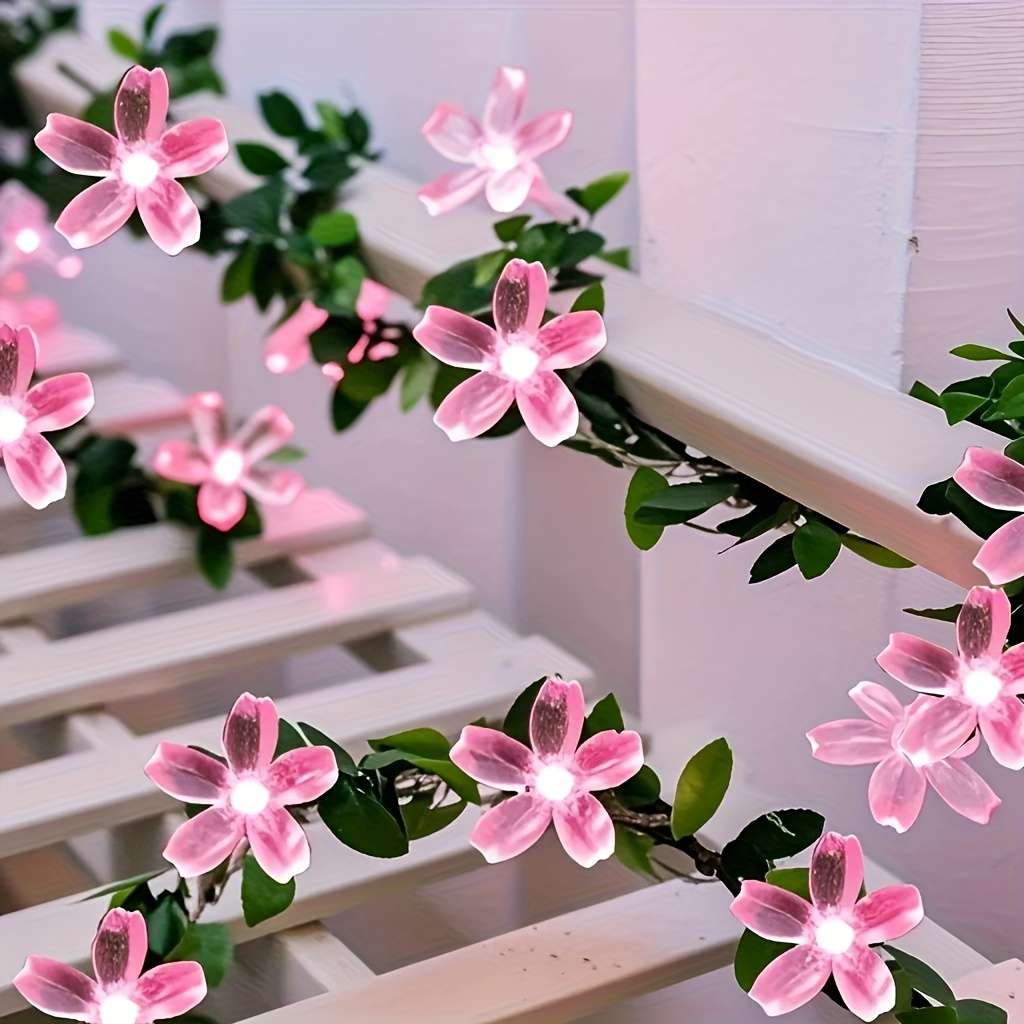 String Lights Color Pink Size7M 23Ft 50Leds