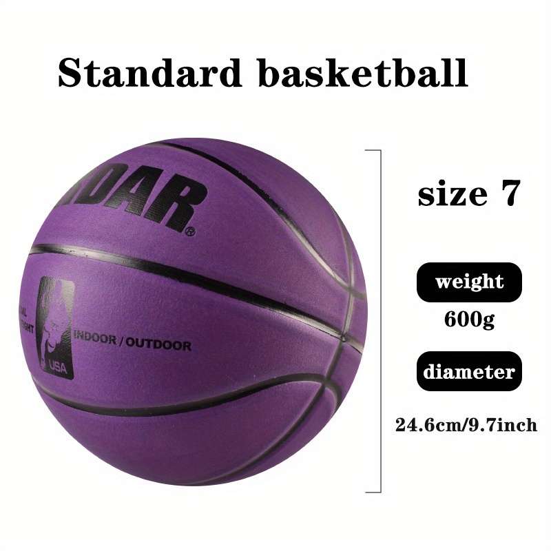 Basketball Model Purple Size 7 Ball