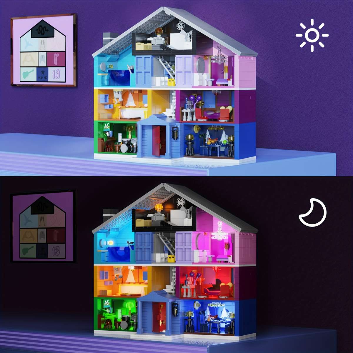 3D Building Model Puzzle Set Style Lover S House
