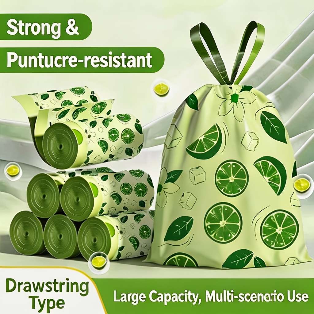 Trash Baggreen Lemonquantity1 Roll70 Pieces
