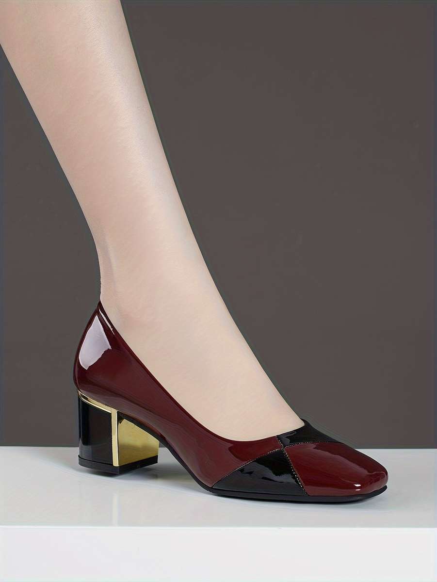 Women S High Heels Color Reddish Black Sizeuk 4