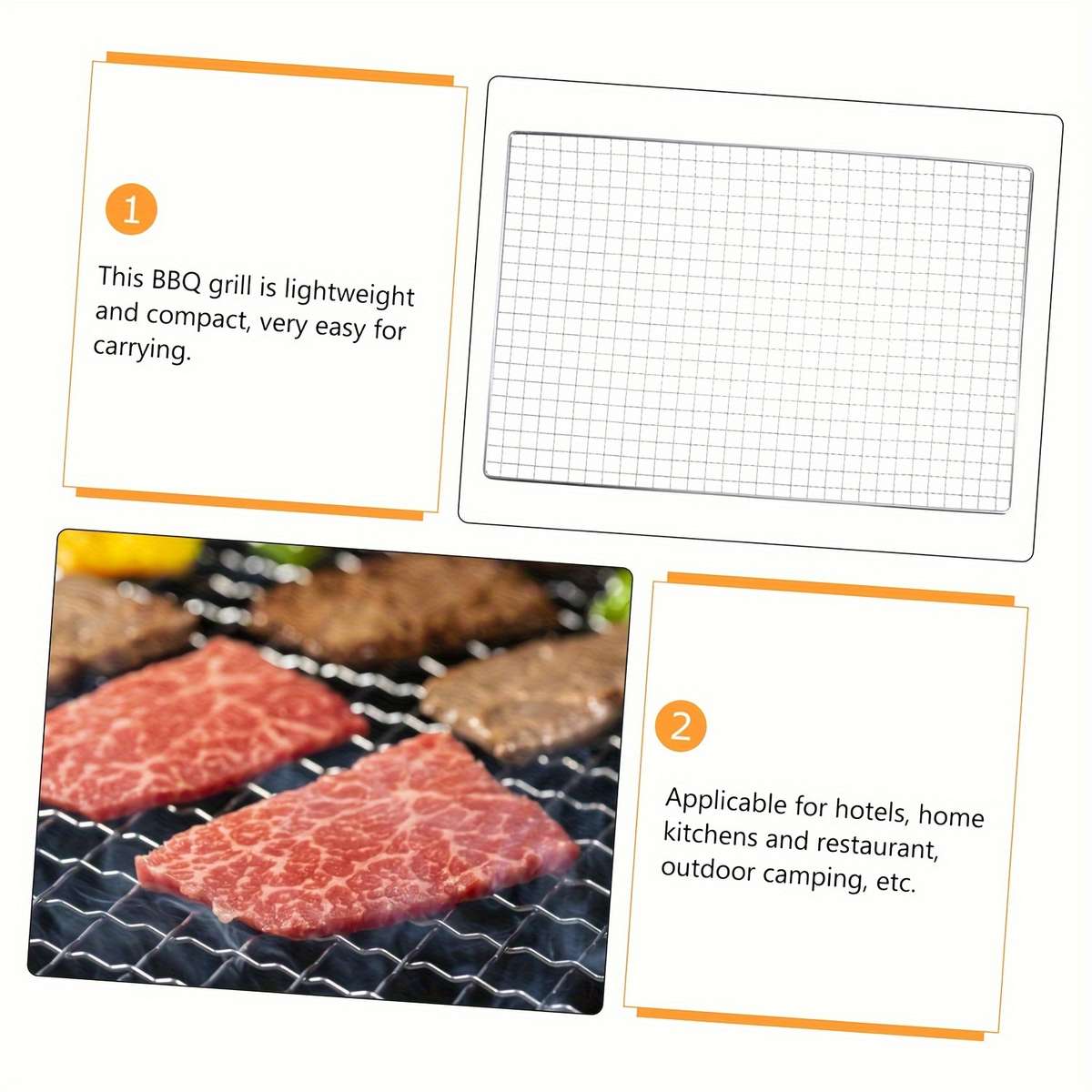 Grilling Net Items 3Pcssmall Size