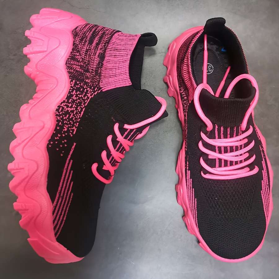 Women S Sneakers Color Blackred Sizeuk 3.5
