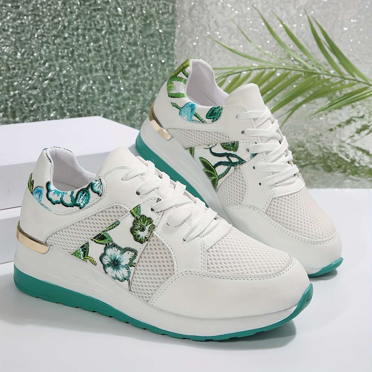 Women S Sneakers Color Green Sizeuk 9