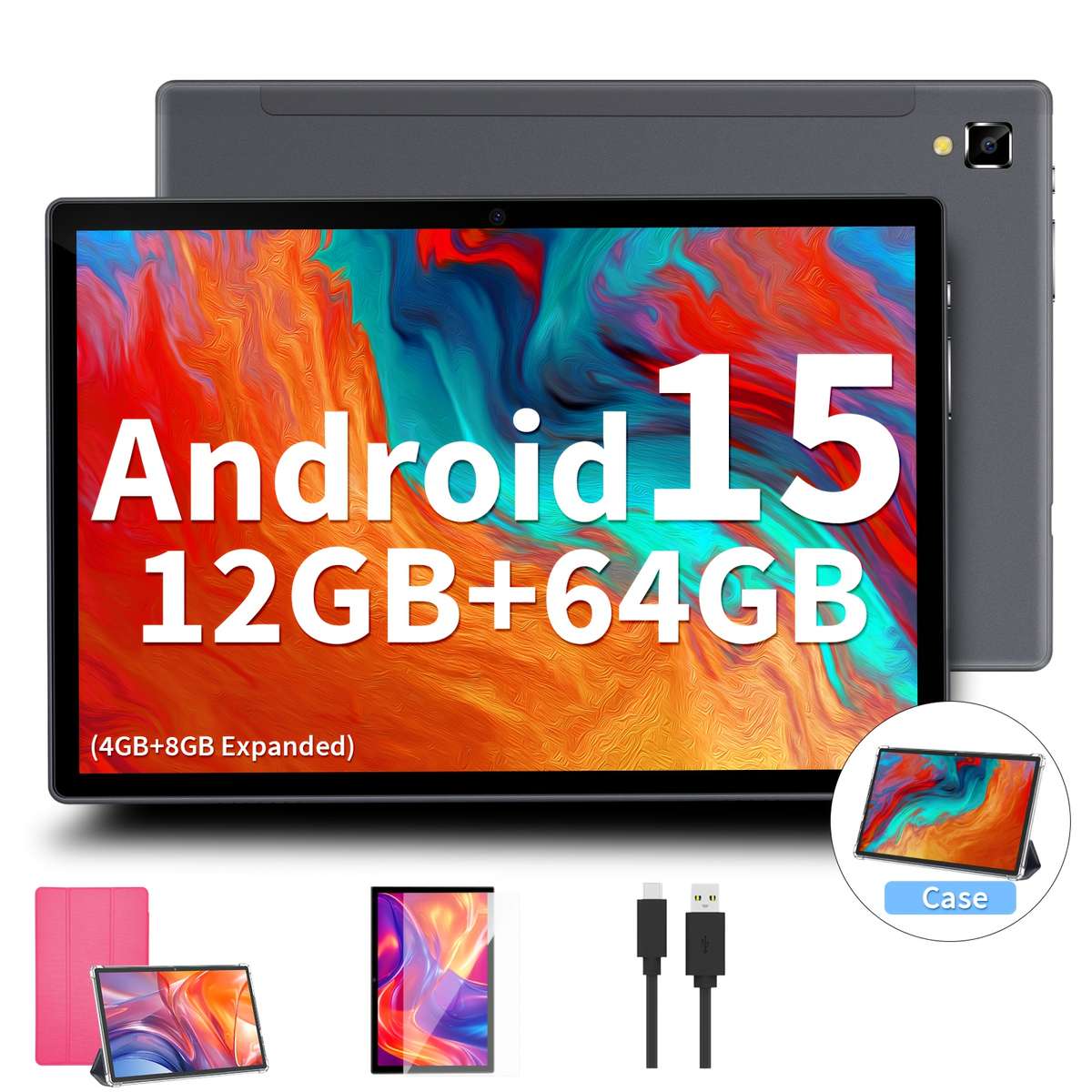 Premium Relndoo Newest Android Tablet For Students Fast Processing Speed 10 1