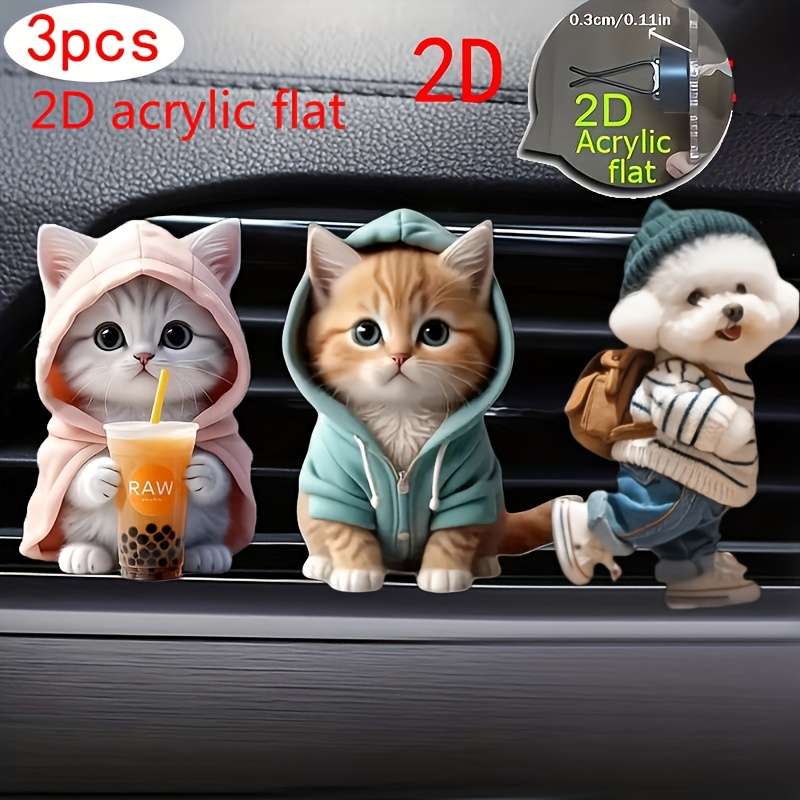 Car Interior Decor  3Psc
