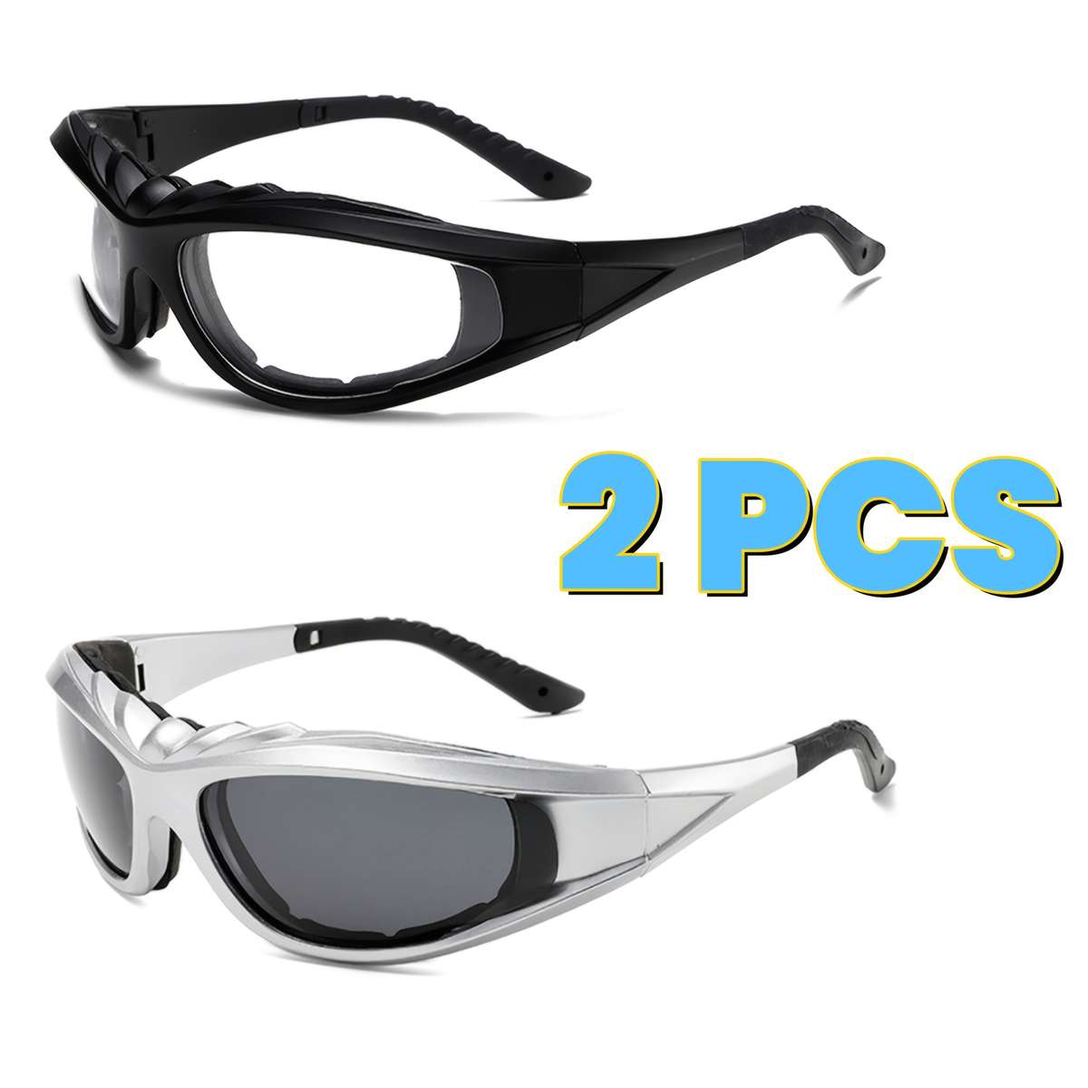 Cycling Glasses Color C5 Silvery  Black Silvery