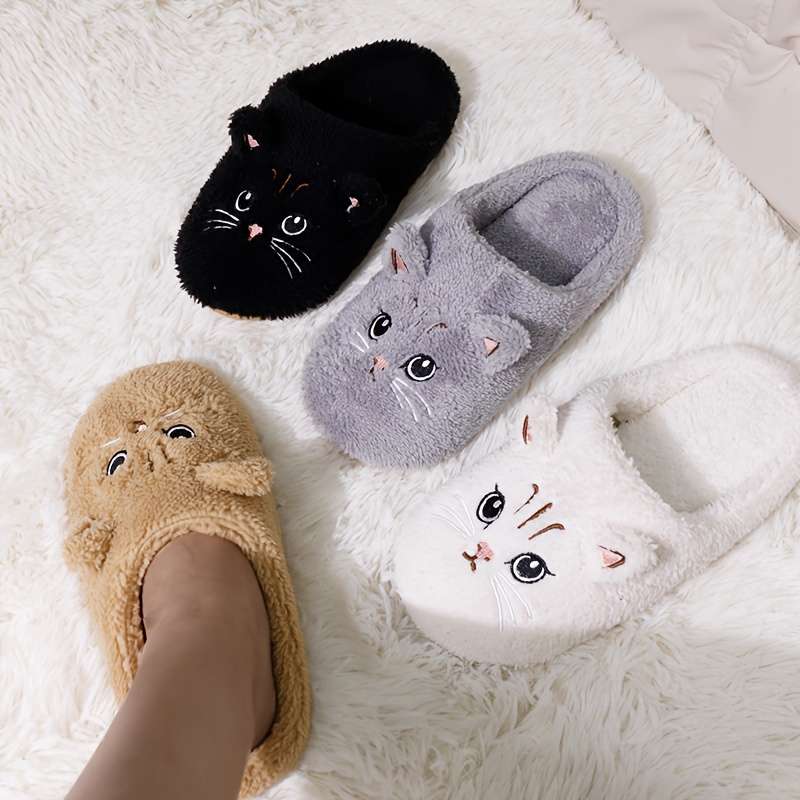Cotton Slippers Color Grey Sizeuk 6.5-7