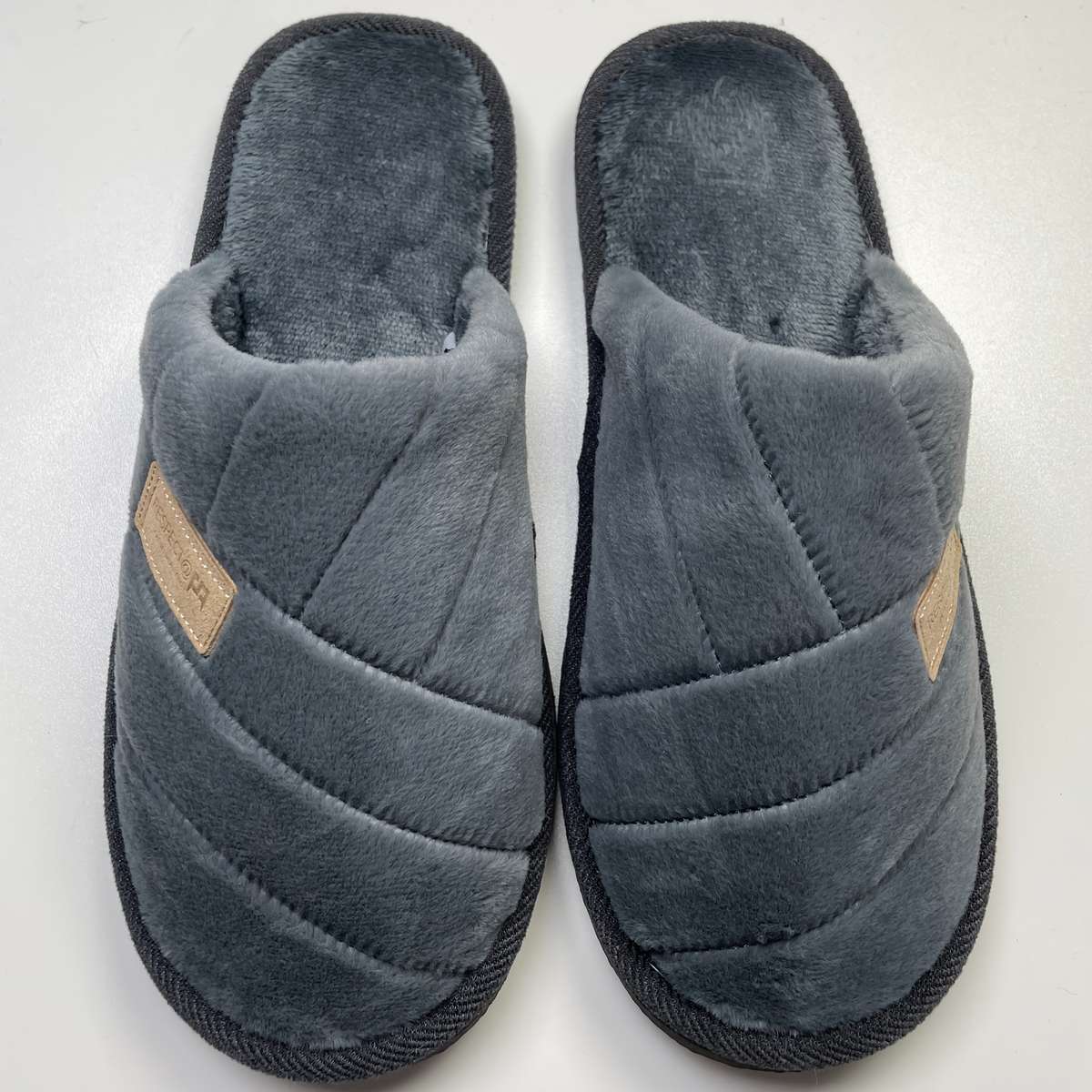 Cotton Slippers Color Grey Sizeuk 6.5-7
