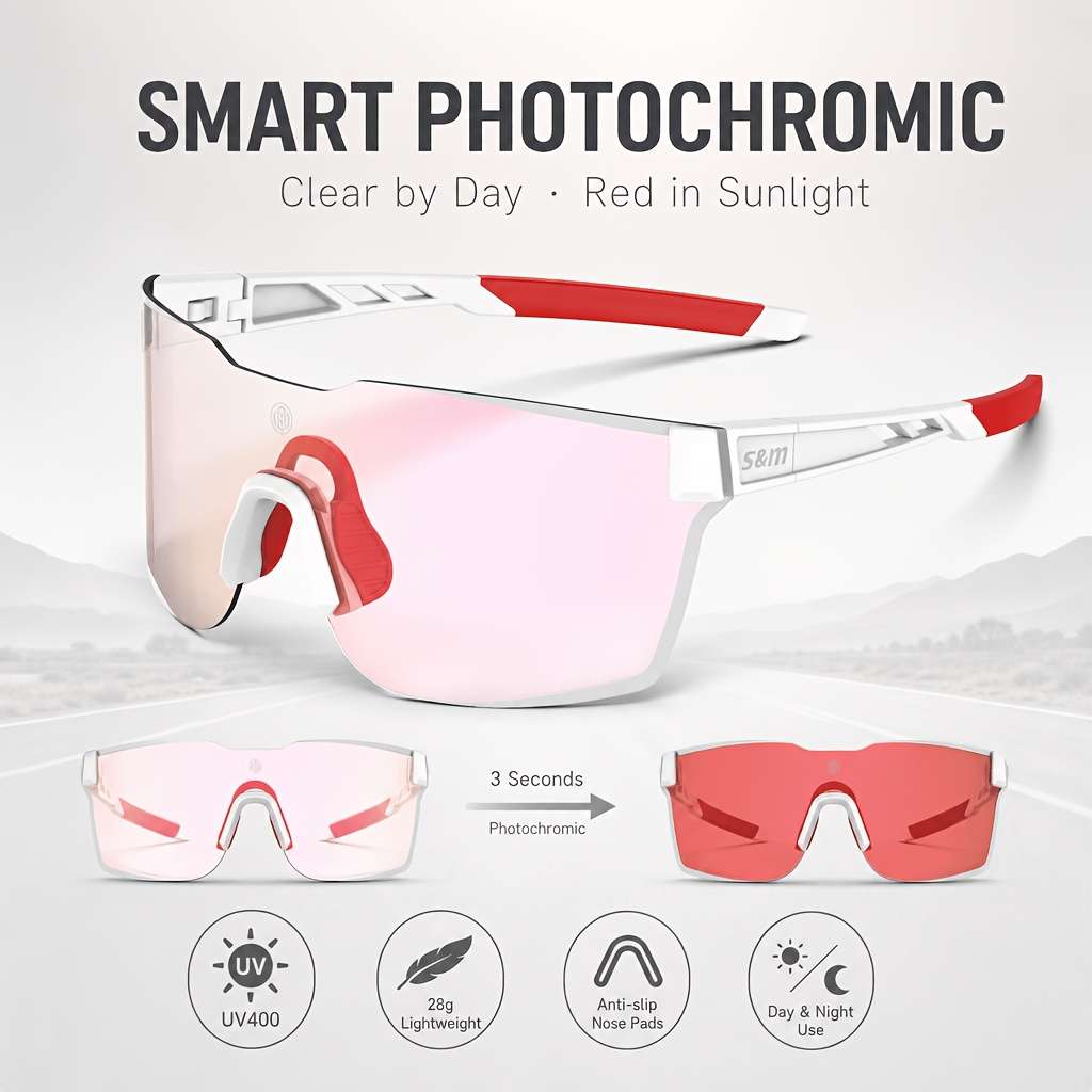 Cycling Glasses Color Transparent Gray  Green