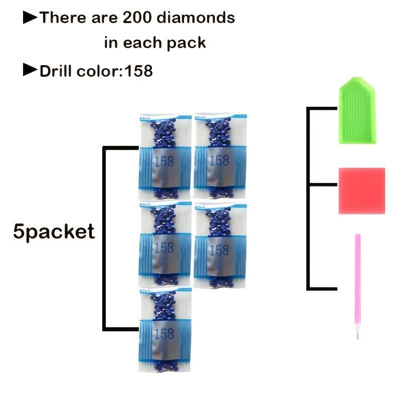 Perler Bead Set Dmc158 R5 1000Pcs