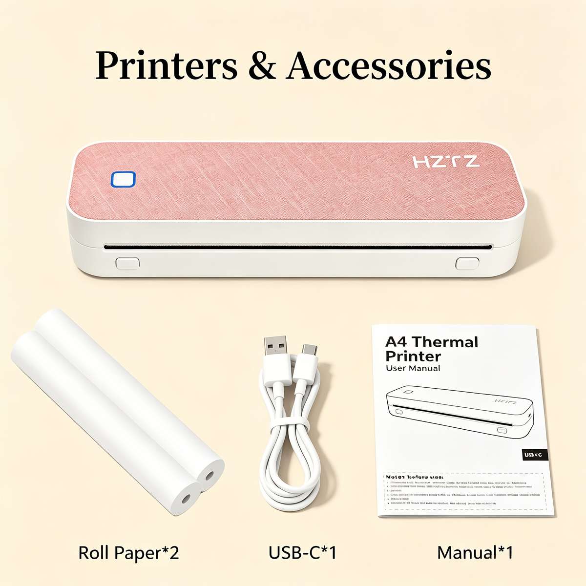 Printer Color Gd 85 Green 2 Rolls Of Paper