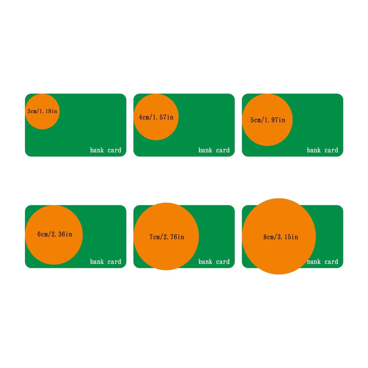 Window Stickers Size 7 Cm Quantity58Pcs  Transparent