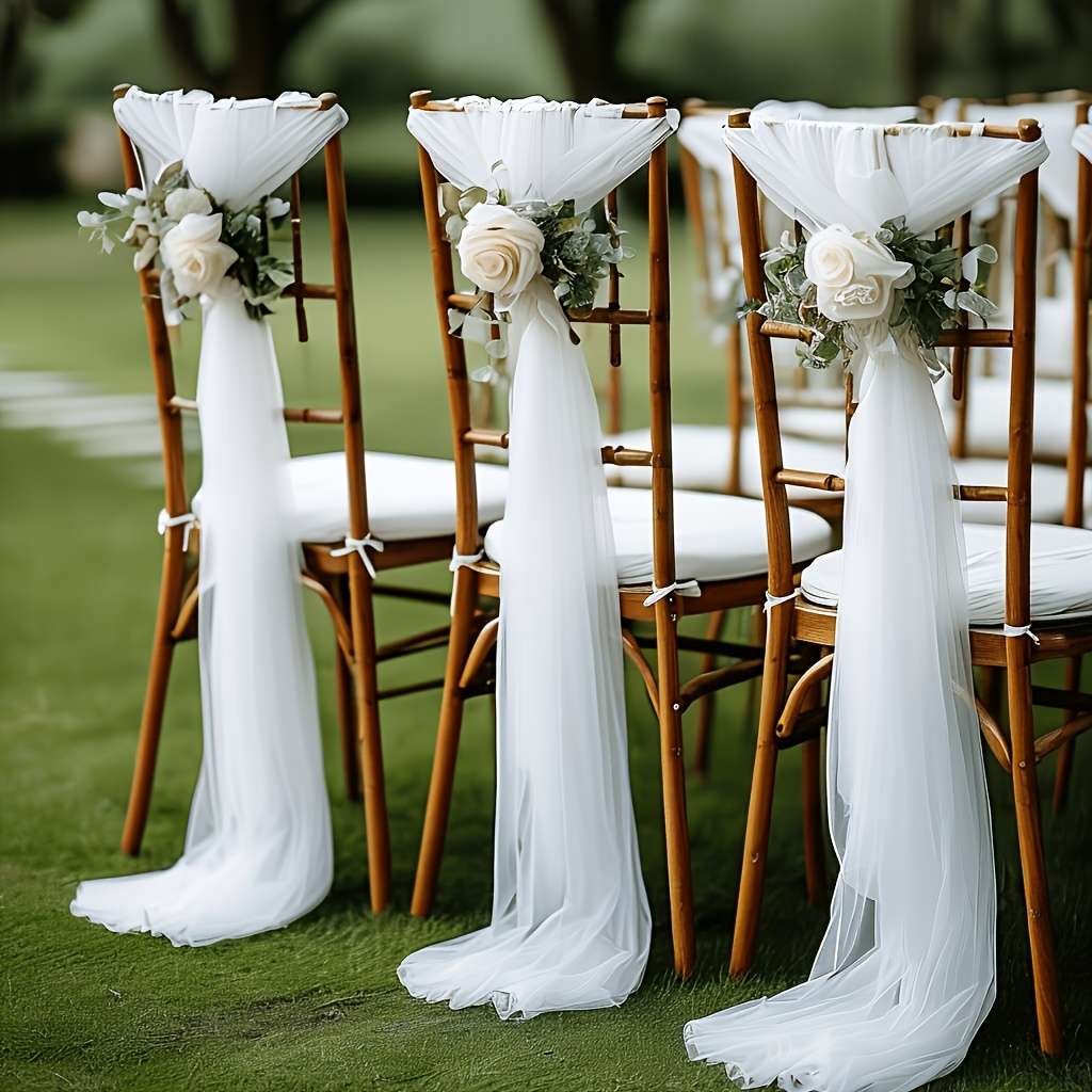 Wedding Supplies Color White Size 75Cm*400Cm 29.5In*157.5In