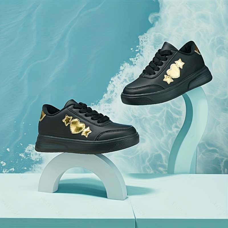 Sneakers Color White Golden Sizeuk 7 Big Kid