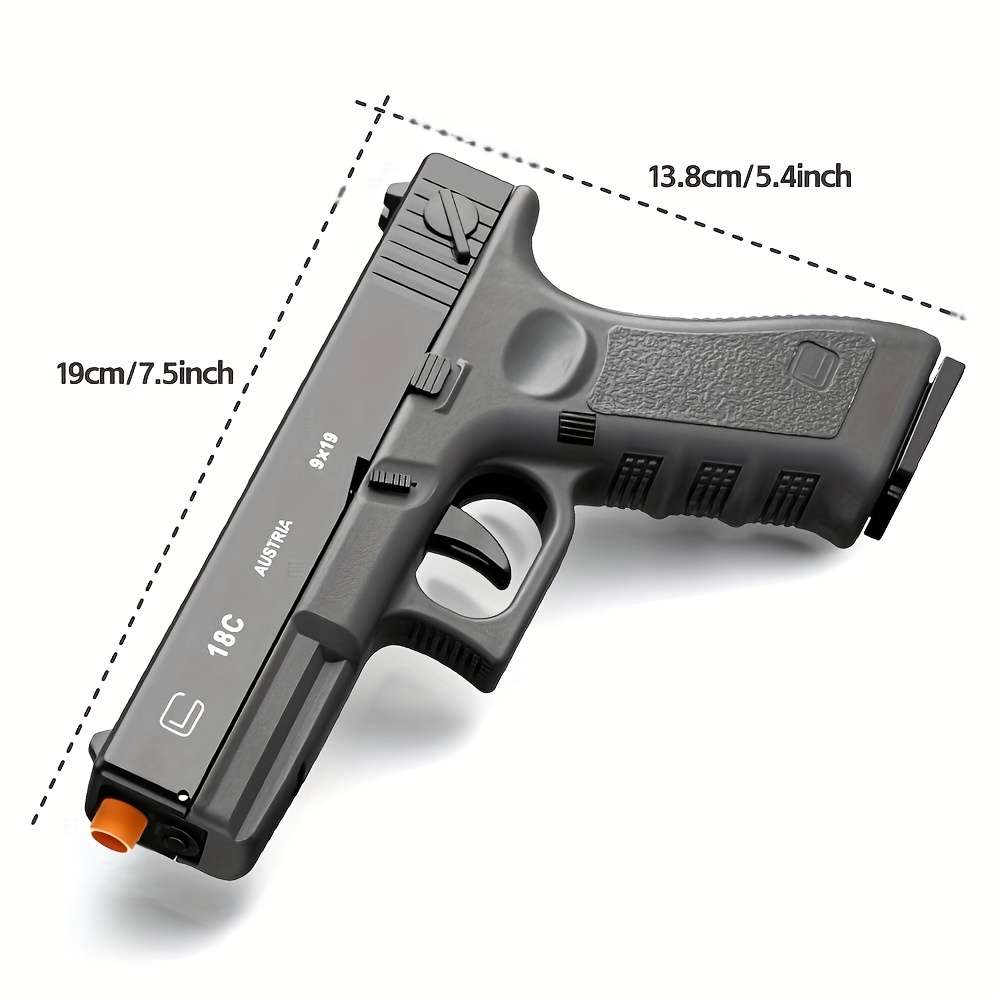 Toy Gun Items 2Pcs Black