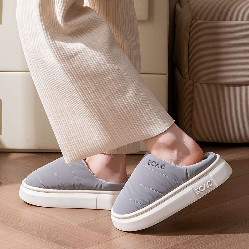 Cotton Slippers Color Grey Sizeuk 7.5-8