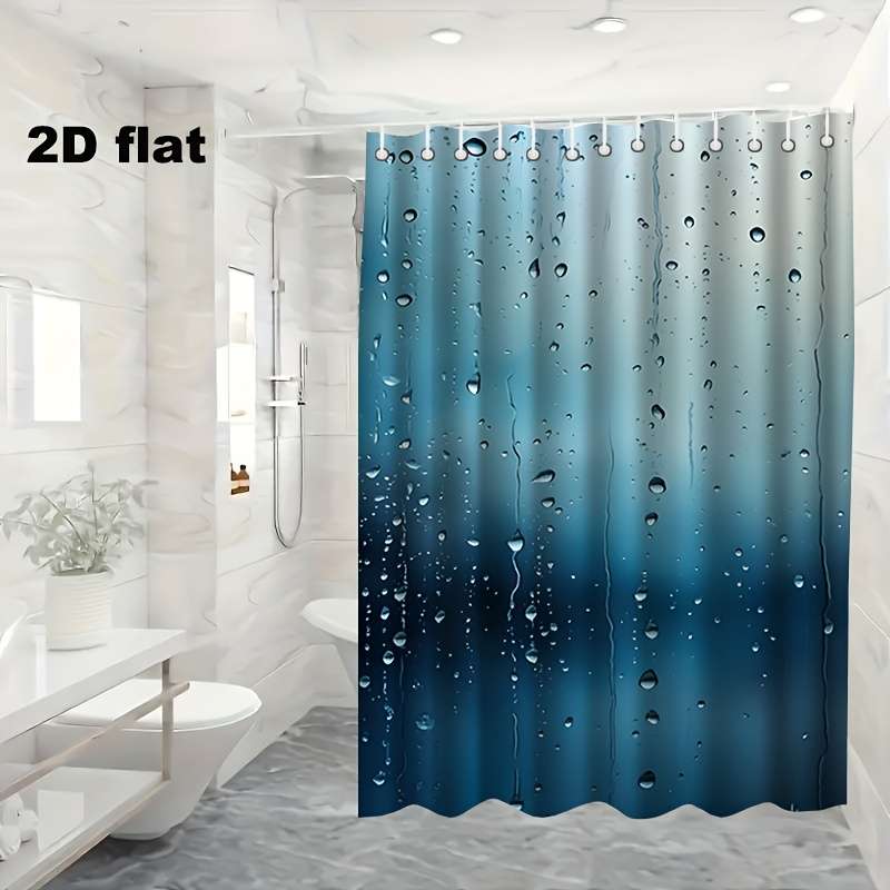 Waterproof Shower Curtain Color Polychrome Size 150*180149.99Cm*180.01Cm