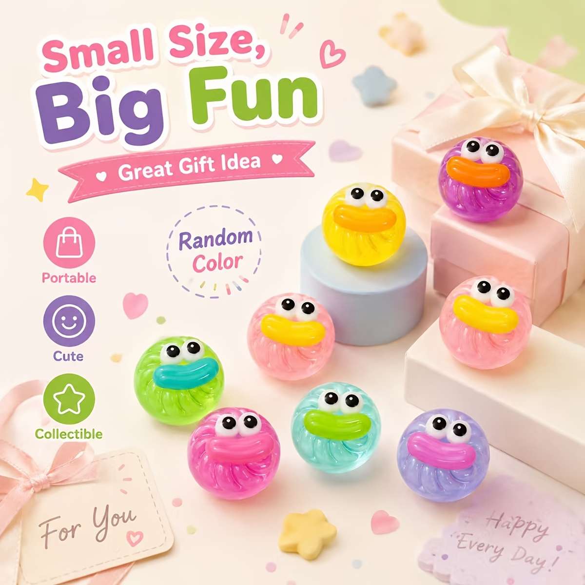 Squeezable Toys Color Random Color Quantity 2Pcs