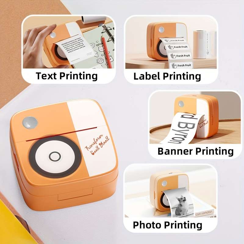 Printer Color O1 Machine  5 Rolls Of Stickers