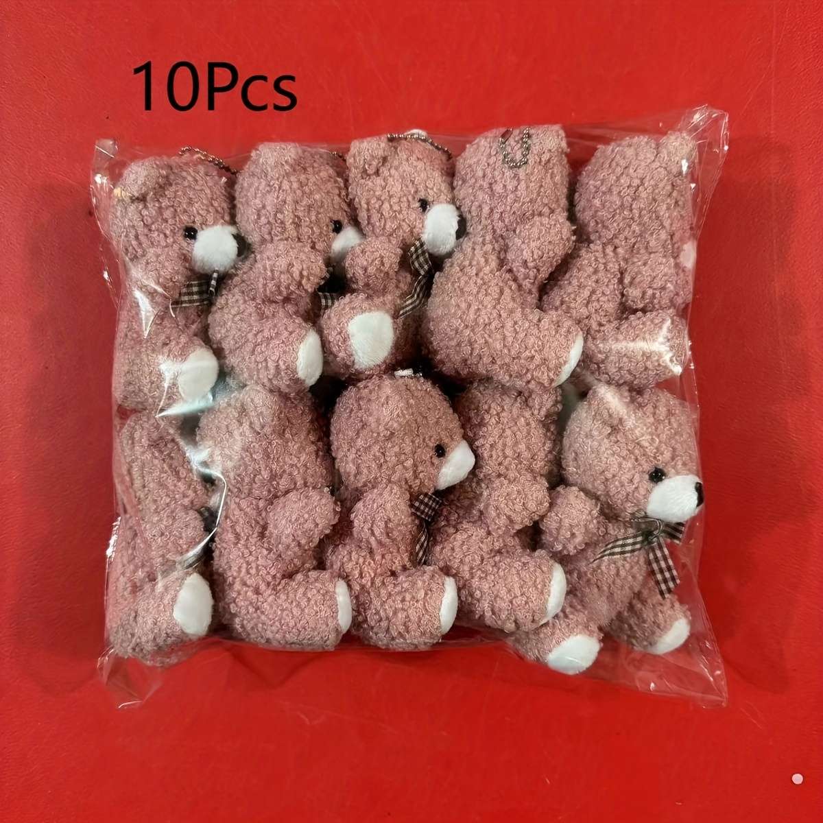 Plush Toys Color 10Pcs Brown