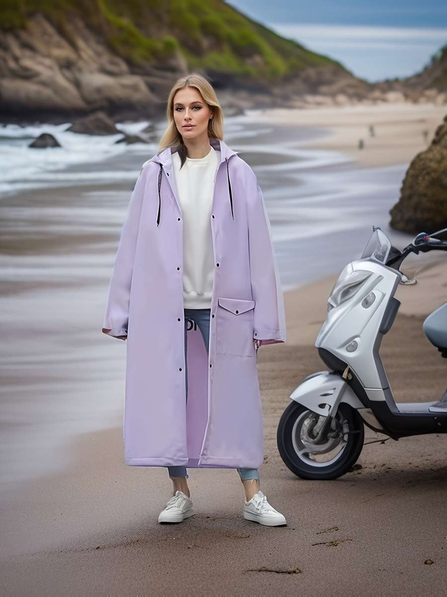 Raincoat Violet Size M
