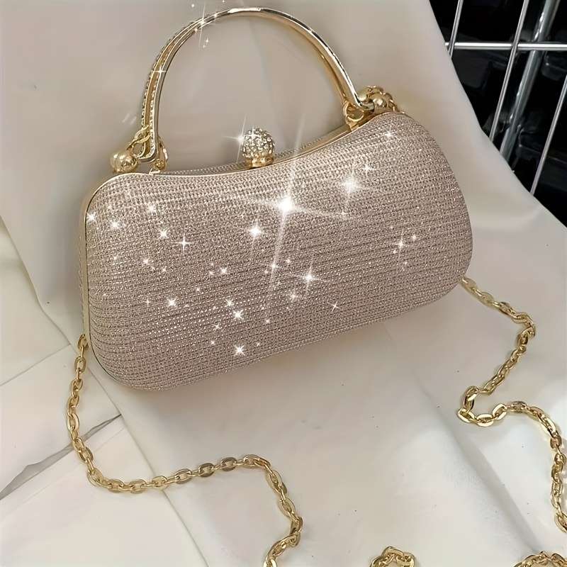WomenS Bags Champagne Golden
