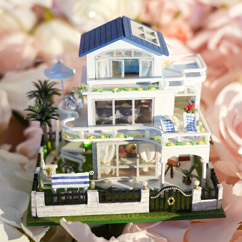 Building Toy Architectural Model Toy Set Model Mini Villa