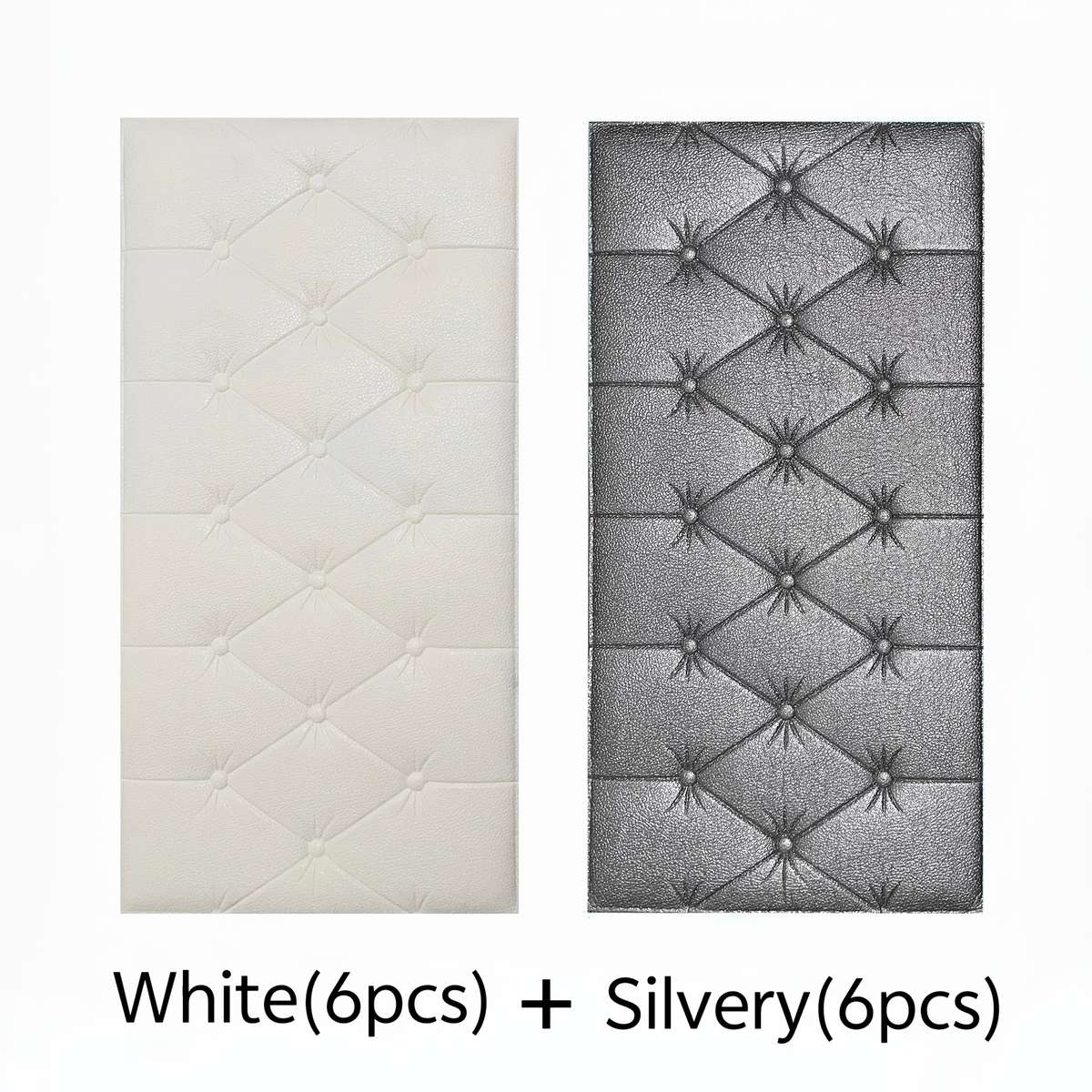 Stylish Vinyl Wardrobe Wrap 908 color White   ADD  Green Quantity 12 pieces